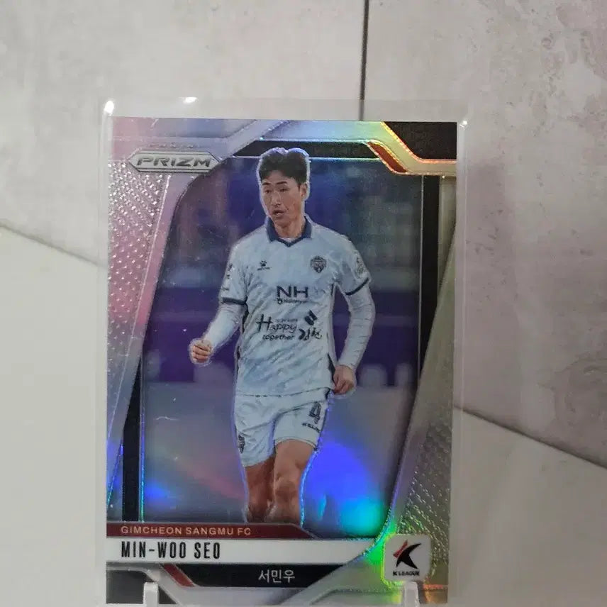 [BUNJANG] Kimcheon Sangmu FC (Gangwon FC) Seo Min-woo 2025 K-League Prism Silver Card / 김천상무(강원FC) 서민우 실버 파니니 25 k리그 프리즘