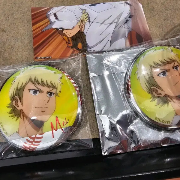 [BUNJANG] Daiya no Ace Mei Can Badge Set / 다이에이 메이 캔뱃지 판매