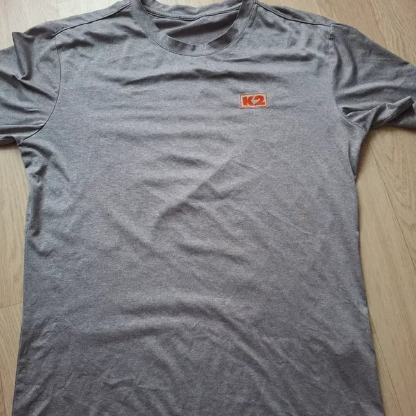 [BUNJANG] K2 Men's Short Sleeve T-Shirt Grey / K2 반팔 티셔츠 그레이