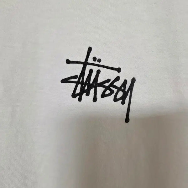[BUNJANG] Stussy Signature Logo Short Sleeve T-Shirt - Size M / 스투시 반팔티 남섬 M사이즈