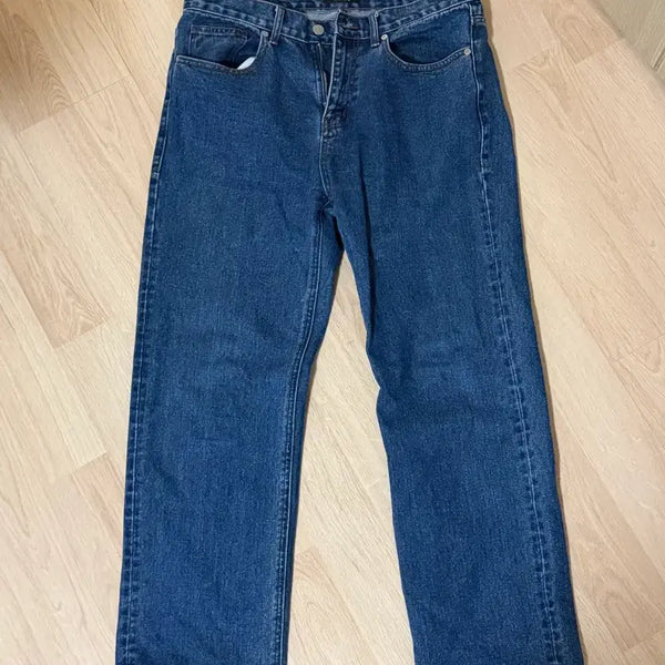[BUNJANG] Musinsa Standard Straight Indigo Denim Pants (Size 33) / 무신사스탠다드 스트레이트 인디고 데님 33
