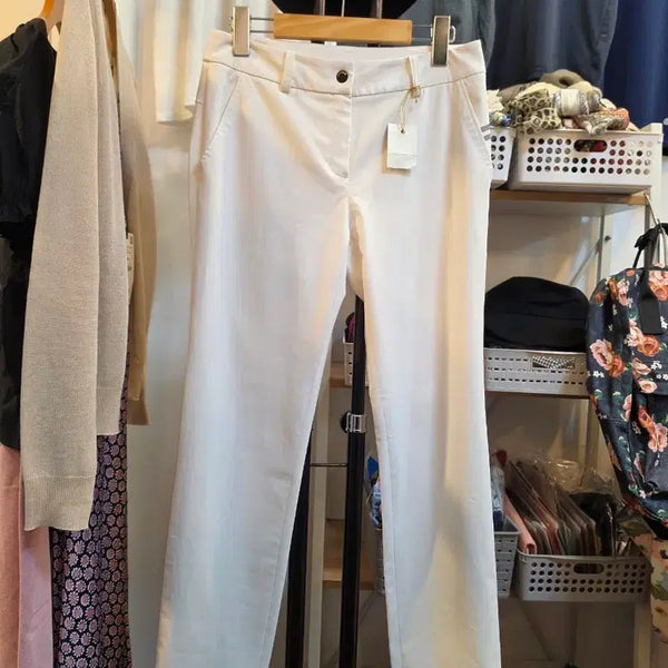 [BUNJANG] Wide Angle Golf Pants White / 와이드앵글 골프 바지(67)