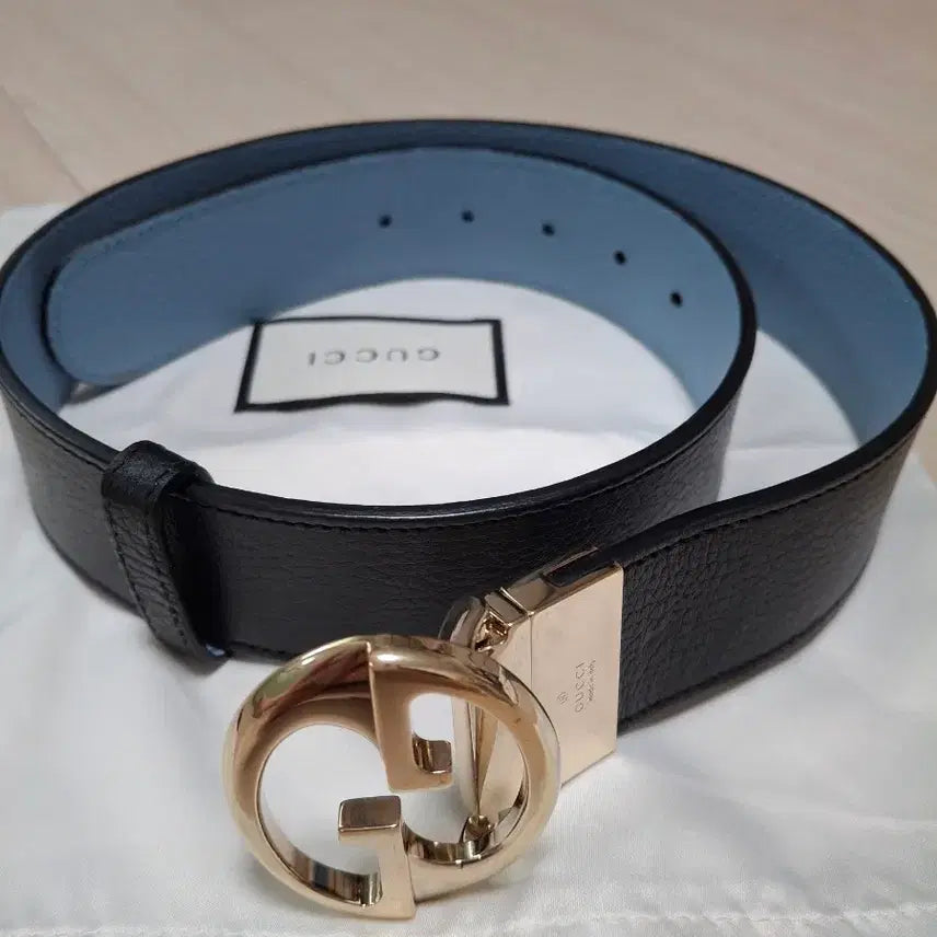 [BUNJANG] Gucci Interlocking Reversible Leather Belt 450000 / (정품) 구찌 인터로킹 리버서블 남녀공용 450000 벨트 32