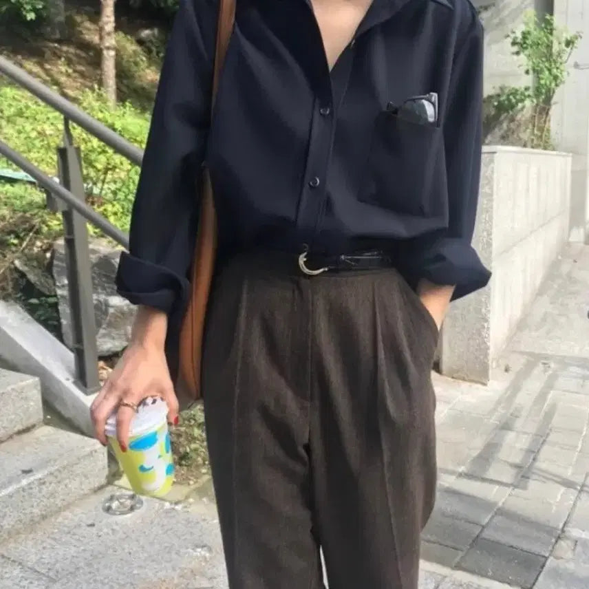 [BUNJANG] Sienne Herringbone Wool Slacks / 시엔느 헤링본 울 슬랙스