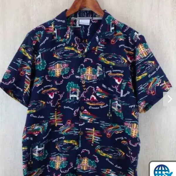 [BUNJANG] Columbia Hawaiian Shirt / 콜롬비아 하와이안셔츠