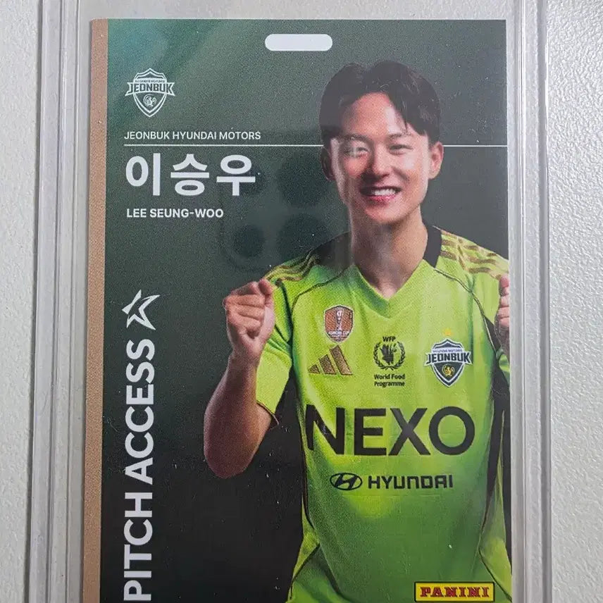 [BUNJANG] Lee Seung-woo 2026 K League Panini Pitch Access Base Card Jeonbuk Hyundai / 2026 k리그 파니니 이승우 Pitch Access 베이스 전북현대