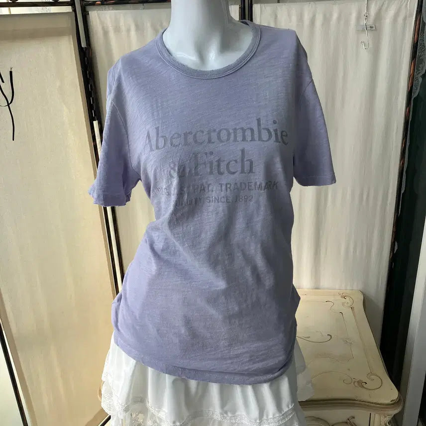 [BUNJANG] Abercrombie & Fitch Pastel Print Short Sleeve T-Shirt / Abercrombie pastel printing short sleeve