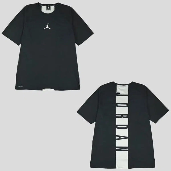 [BUNJANG] Nike Air Jordan Jumpman Logo Dri-FIT Raglan T-Shirt (L) / 나이키 에어조던 헤더 딥그레이 점프맨 로고 스펠아웃 드라이핏 기능성 레글런 반팔 티셔츠 L