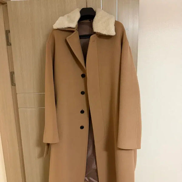 [BUNJANG] Maisonmined Alpaca Coat Beige L / 메종미네드 알파카 코트 베이지 L
