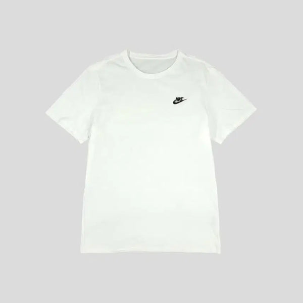 [BUNJANG] Nike Futura Logo Basic Cotton T-Shirt White/Black L / 나이키 화이트 블랙 퓨추라로고 베이직 코튼 반팔 티셔츠 L