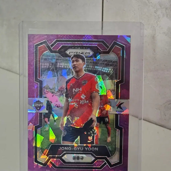 [BUNJANG] Yoon Jong-gyu 2024 K League Prism Purple Panini Card / 김천상무(울산HD) 윤종규 퍼플 파니니 24 k리그 프리즘