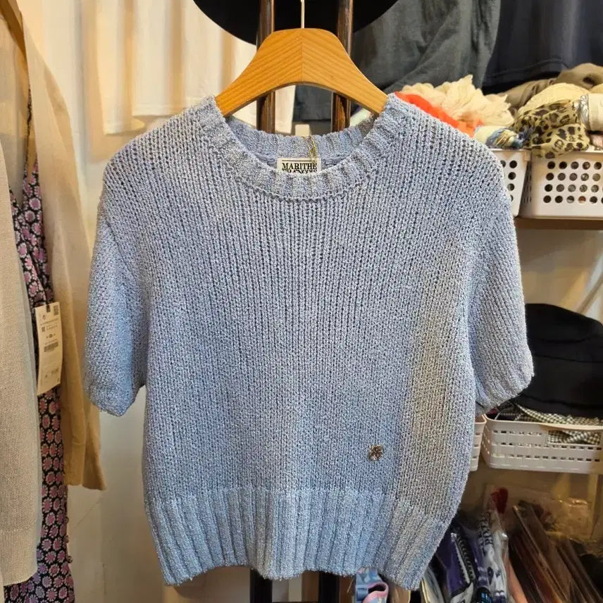[BUNJANG] Marithe Francois Girbaud Cropped T-Shirt (S) / 마리떼프랑소와저버 크롭 반팔(S)