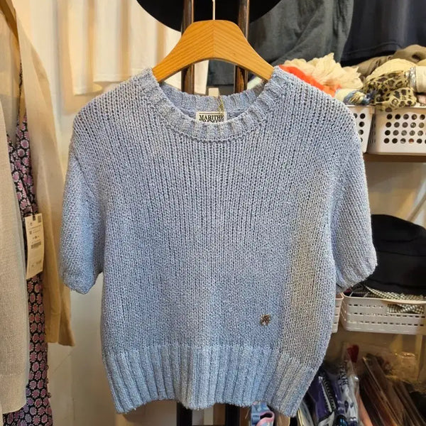 [BUNJANG] Marithe Francois Girbaud Cropped T-Shirt (S) / 마리떼프랑소와저버 크롭 반팔(S)