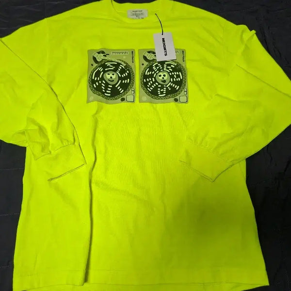 [BUNJANG] Balansa x CHARR Neon Long Sleeve T-Shirt (Size M) / [Balansa/M] 사운드숍 발란사 x CHARR 네온 롱슬리브 (종이택 보유)