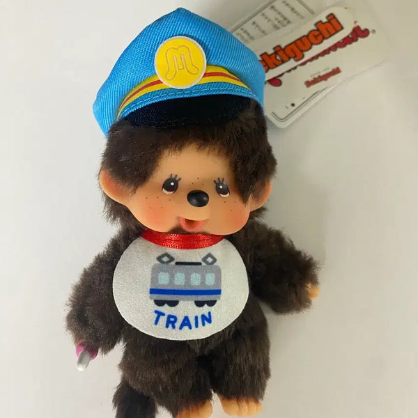 [BUNJANG] Sekiguchi Monchhichi Train Engineer Keychain (Japan Exclusive, Sealed) / 세키구치 몬치치 트레인 기관사 키링 일본 한정 미개봉 택O Monchhichi