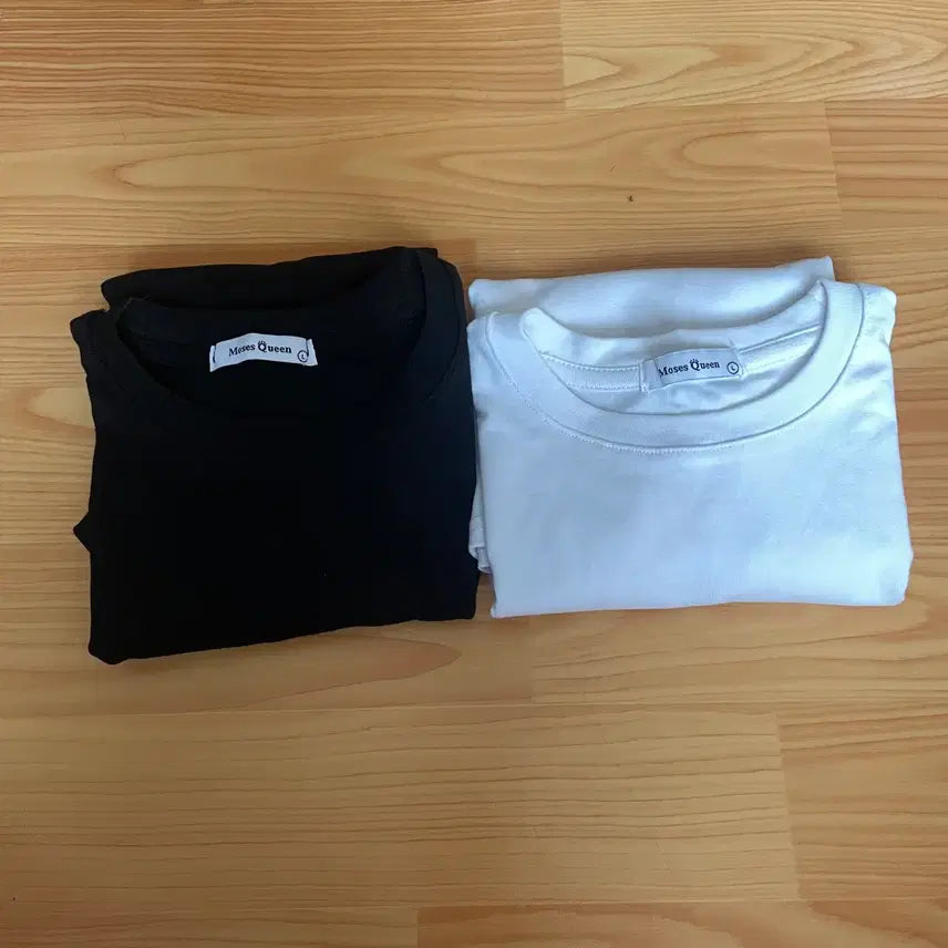 [BUNJANG] Basic Slim Fit Short Sleeve T-Shirt 2-Pack Bundle / 슬림 무지 반팔티 2장 일괄