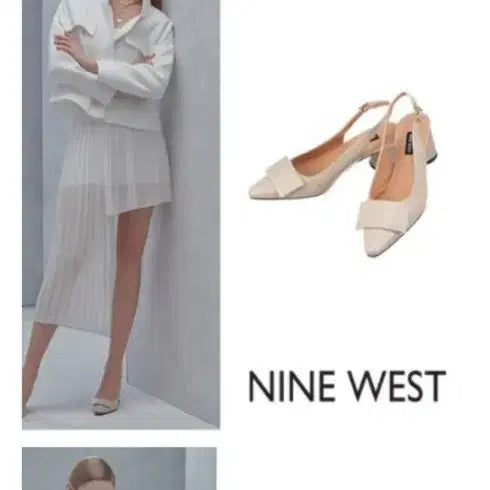 [BUNJANG] Nine West Slingback Shoes (Size 225) / 나인웨스트  슬링백225
