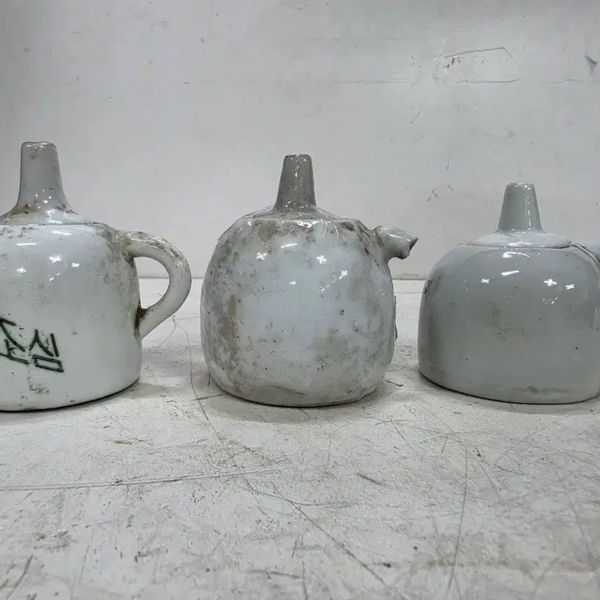 [BUNJANG] Vintage Korean Oil Lamp Set (3 pcs) / 옛날 호롱