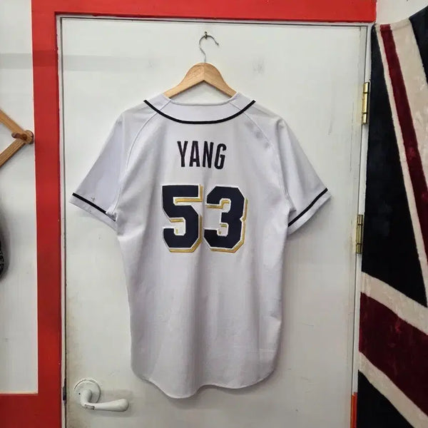 [BUNJANG] Doosan Bears Yang Seok-hwan Authentic Jersey (Size 100) / 두산 베어스 양석환 어센틱 유니폼(100)