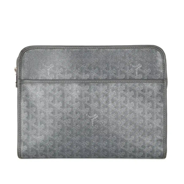 [BUNJANG] Goyard Juvence GM Clutch Pouch Grey Men's Bag / 고야드 쥬방스 GM 클러치 주방스 파우치 그레이 맨스백