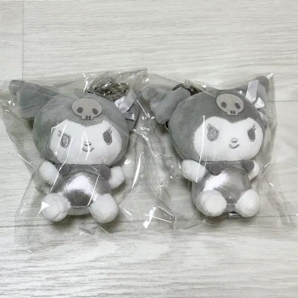 [BUNJANG] Kuromi Silver Charm Doll Keychain / 13cm 실버 쿠로미 인형 키링