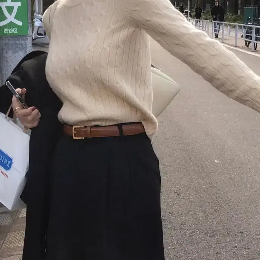 [BUNJANG] Gongdrin Wool Whole Garment Knit / 공드린 니트