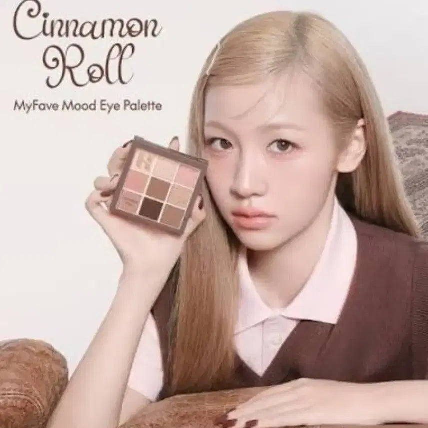 [BUNJANG] Holika Holika Cinnamon Roll Eyeshadow Palette / 홀리키홀리카 - 시나몬롤