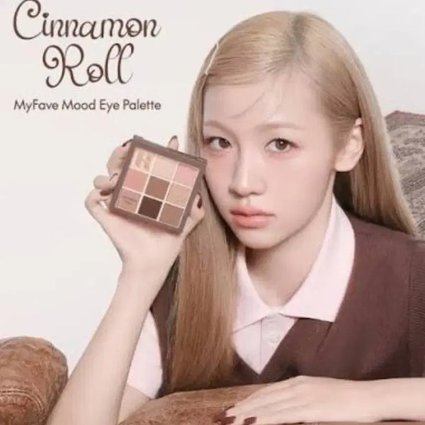 [BUNJANG] Holika Holika Cinnamon Roll Eyeshadow Palette / 홀리키홀리카 - 시나몬롤