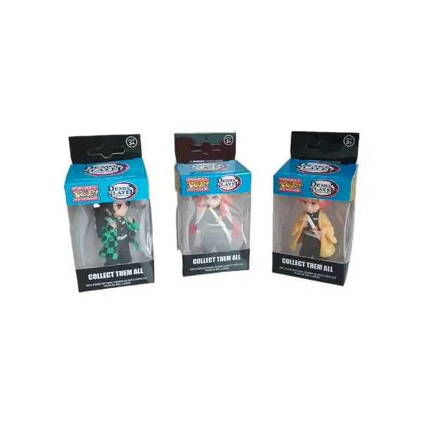 [BUNJANG] Demon Slayer Pocket Pop! Figure 3-Piece Set / 귀멸의 칼날 포켓팝 피규어 3종 세트