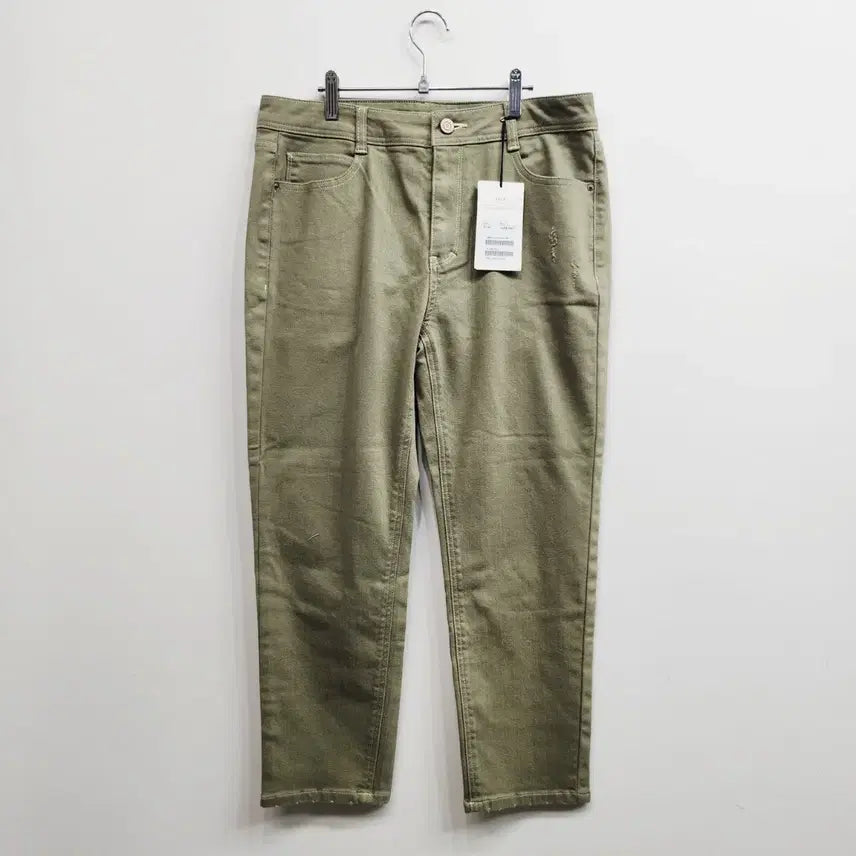 [BUNJANG] HAZZYS Women's Denim Pants Khaki Size 27 / (새제품) 해지스 데님 청바지 팬츠 여자 27인치