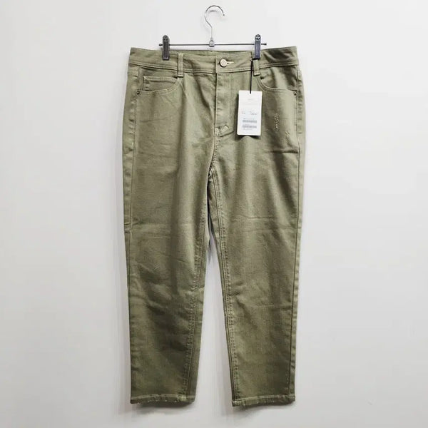 [BUNJANG] HAZZYS Women's Denim Pants Khaki Size 27 / (새제품) 해지스 데님 청바지 팬츠 여자 27인치