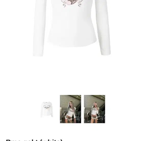 [BUNJANG] Baby Metal Club Gal T T-Shirt White / Bmc gal t (white)