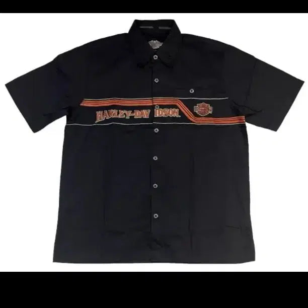 [BUNJANG] Harley-Davidson Short Sleeve Shirt Black XL / 할리데이비슨 반팔 셔츠 검정