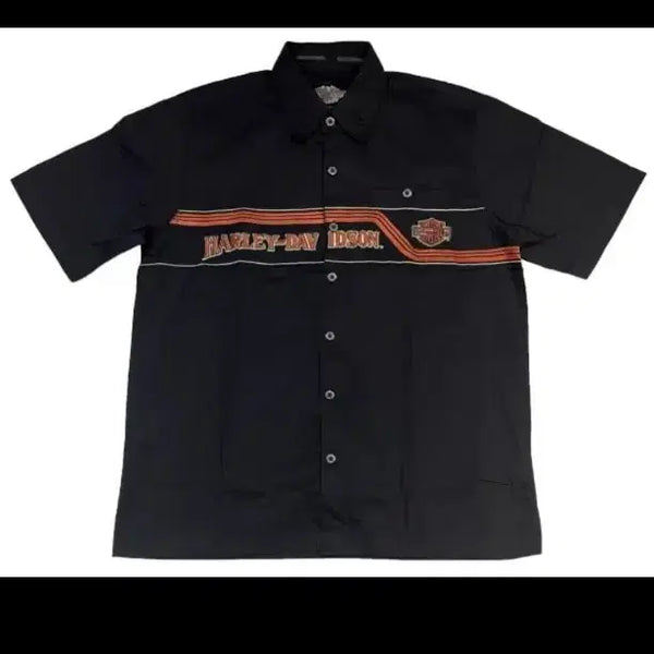 [BUNJANG] Harley-Davidson Short Sleeve Shirt Black XL / 할리데이비슨 반팔 셔츠 검정