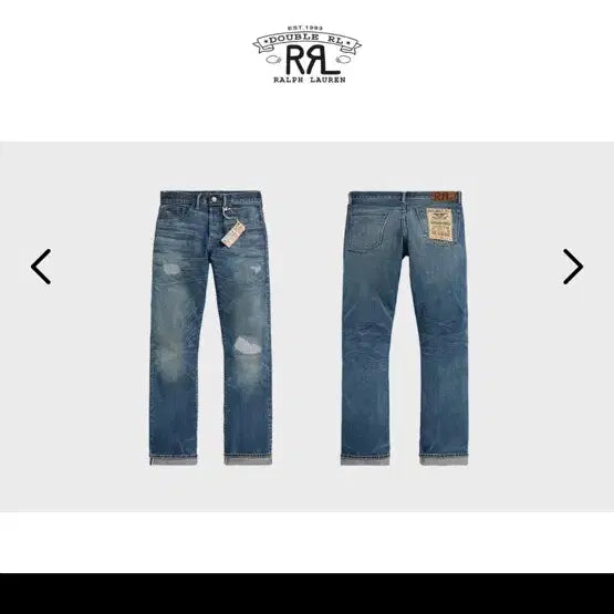 [BUNJANG] RRL Slim Boot Sutton Repaired Selvedge Jeans / RRL Slim Boot Sutton Repaired Selvedge Jean Sutton Wash