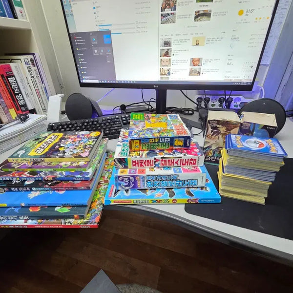 [BUNJANG] Various Learning Comics Bundle (Pokemon, Shinbi Apartment, Paper Robots) / 포켓몬 도감, 카드 외 신비아파트, 로봇 종이접기 등 학습만화 일거ㅏㄹ