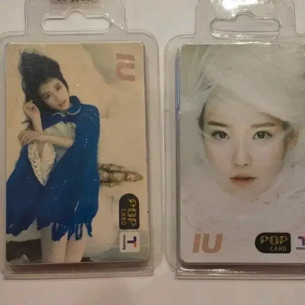 [BUNJANG] IU Popcard 2-Set Full Set New Product / 아이유 iu 팝카드 2종 풀세트 새제품 티머니 iu 팝카드 아이유lp