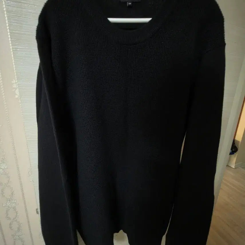 [BUNJANG] TNGT Waffle Knit Black / tngt 얇은 와플 니트 블랙 105