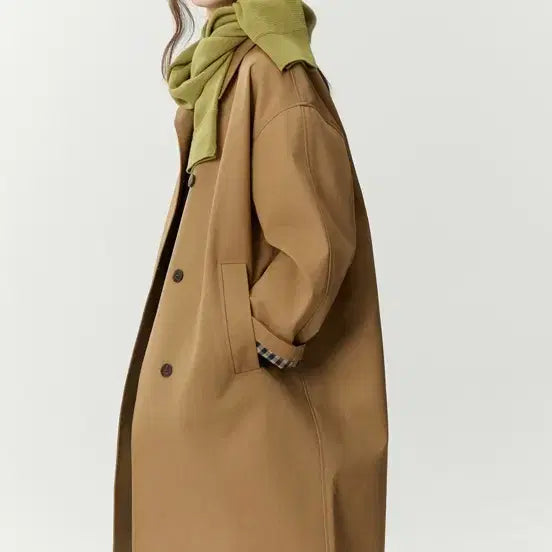 [BUNJANG] SJSJ Cotton Maxi Coat / 한섬 SJSJ 26년 코튼 맥 코트 새상품