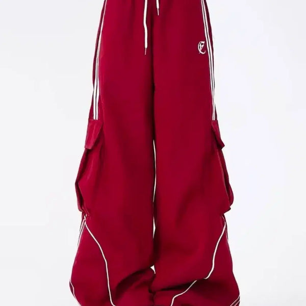 [BUNJANG] Red Training Pants XL (Unsealed) / [미개봉]레드 트레이닝 팬츠 XL