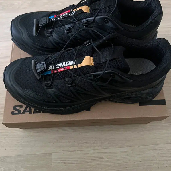 [BUNJANG] Salomon XT-6 Black Running Shoes / 살로몬 xt-6 블랙 245