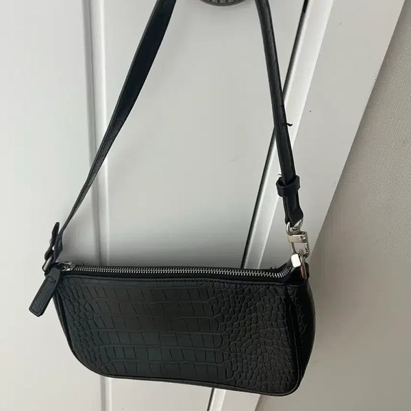 [BUNJANG] Blackup Leather Shoulder Bag / 블랙업 레더 숄더백