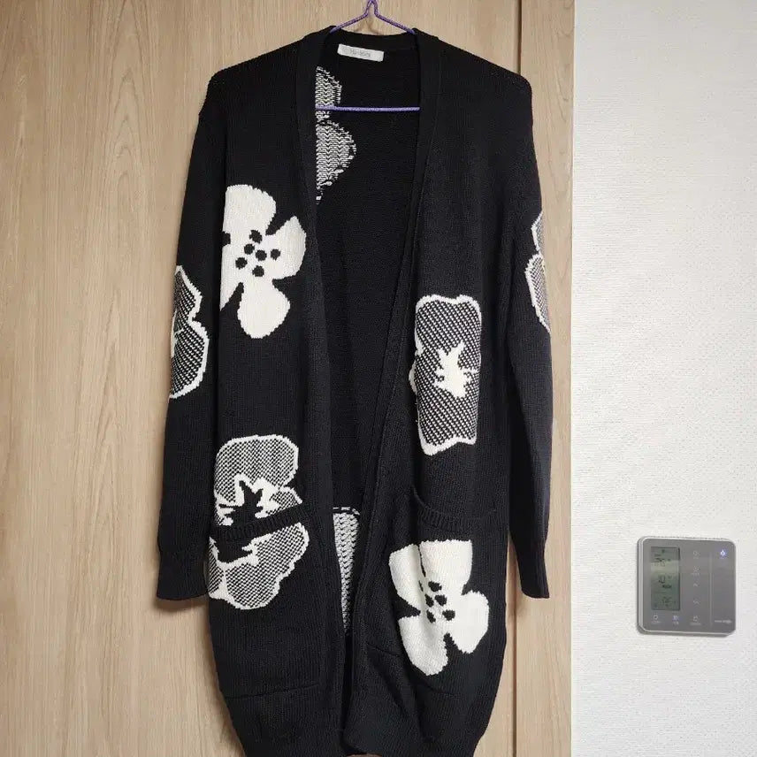 [BUNJANG] Max Mara Flower Pattern Long Cardigan / 막스마라 플라워 패턴롱가디건