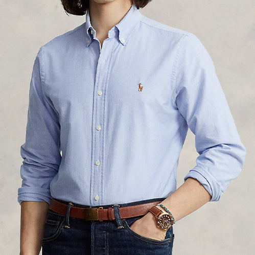 [BUNJANG] Polo Ralph Lauren Iconic Oxford Shirt Unisex / [새상품] 폴로 남여공용 아이코닉 셔츠