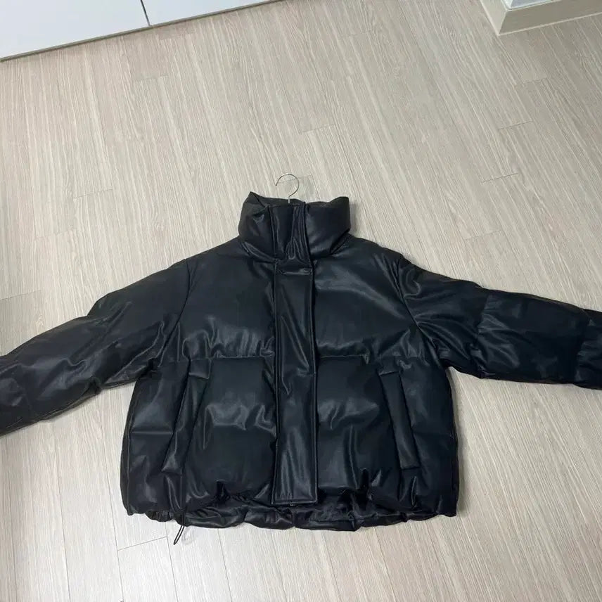 [BUNJANG] PVCS Leather Goose Down Jumper / 프븏스 pvcs 레더 구스다운 점퍼