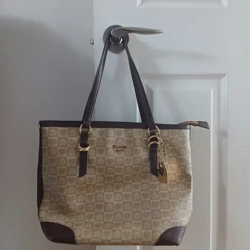 [BUNJANG] Lovecat Women's Shoulder Bag (Tote Bag) / 러브캣 하트 여성숄더백 (토트백)