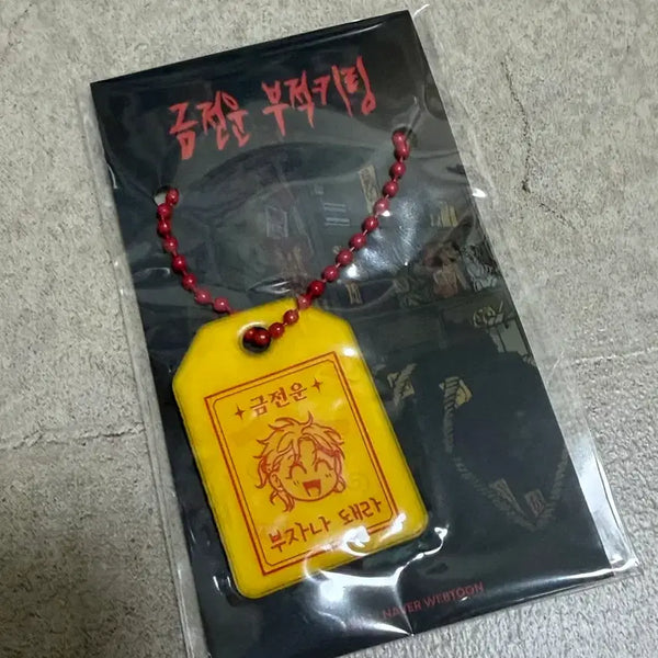 [BUNJANG] House of ALLY 'No Where to Live' Charm Keyring (Sealed) / 집이 없어 팝업 부적키링