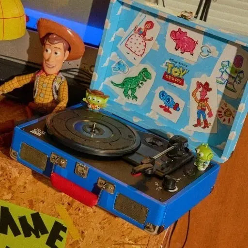 [BUNJANG] Nobigdeal Toy Story Turntable + Toy Story 30th Anniversary LP / 노빅딜 토이스토리 턴테이블+토이스토리30주년LP