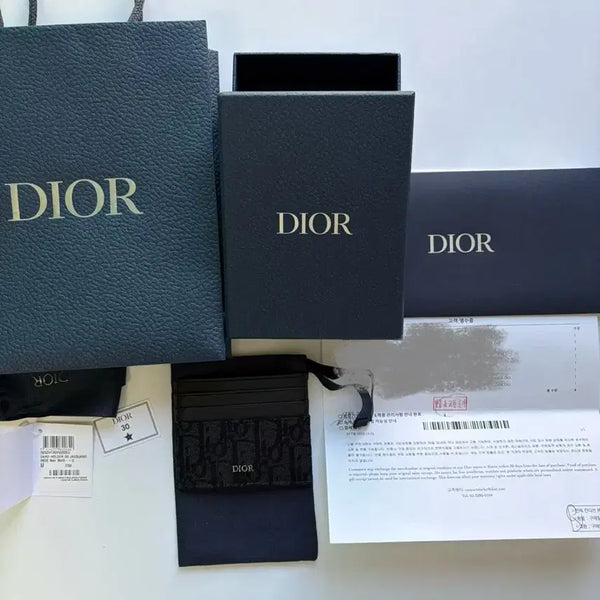 [BUNJANG] Dior Dior Oblique Card Holder / 디올 오블리크 카드지갑 새상품 판매