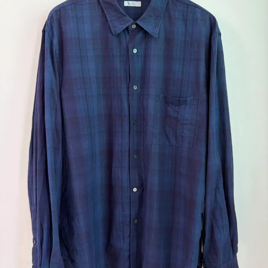 [BUNJANG] STILLNESS Madras Check Shirt Size 2 / 스틸네스 마드라스 체크 셔츠 2